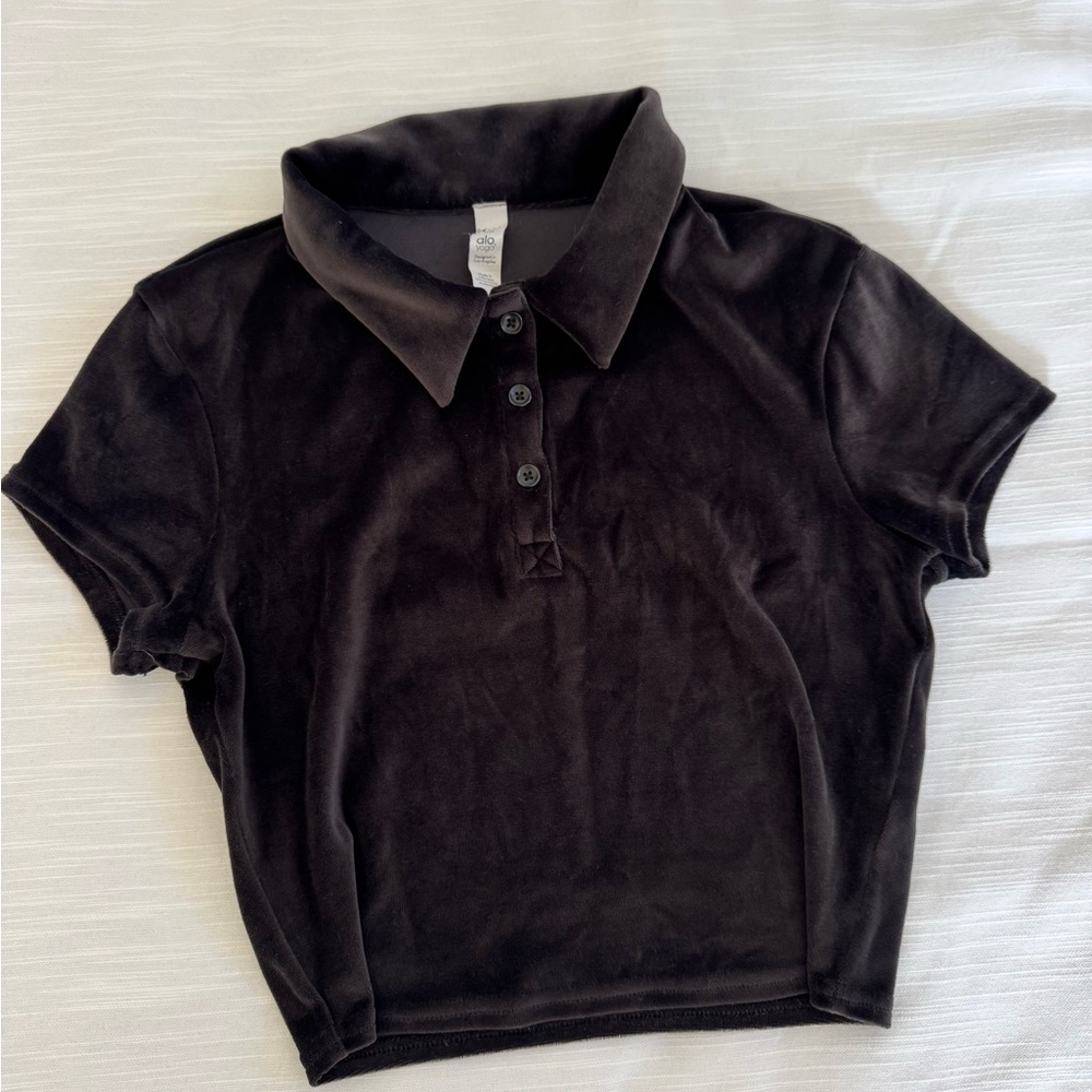 ALO Yoga Velour Choice Crop Top